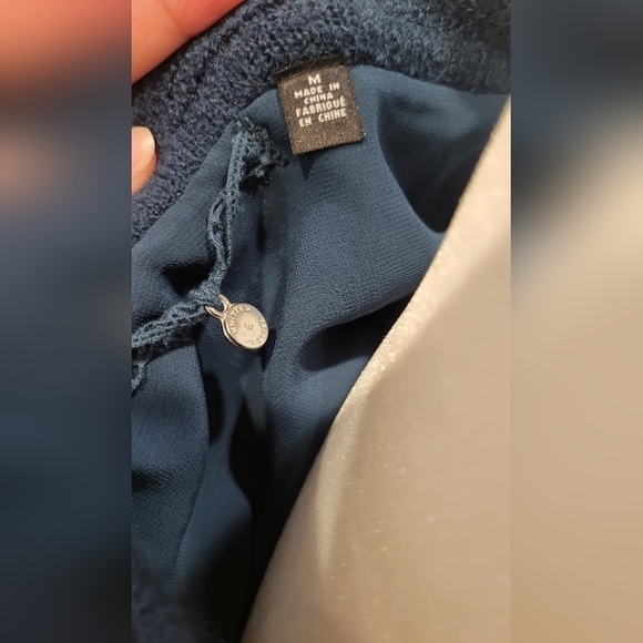 Anthropologie Knitted & Knotted Sweater Size Medium Turquoise color - Picture 11 of 11